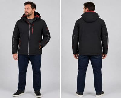 KAM Big Men's Heavyweight Jacket KV59 Winter Coat 2XL-8XL Waterproof Warm