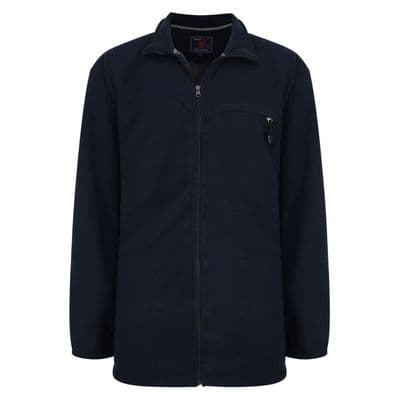 KAM Mens Bonded Fleece Jacket Warm Full Zip Coat Big King Sizes