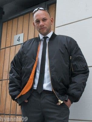 MENS MA1 JACKET ARMY PLOT BKER BOMBER SECURTY FLGHT MLTARY