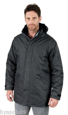 Men Core Winter Parka Coat/Jacket Fleece Lined Water/Windproof