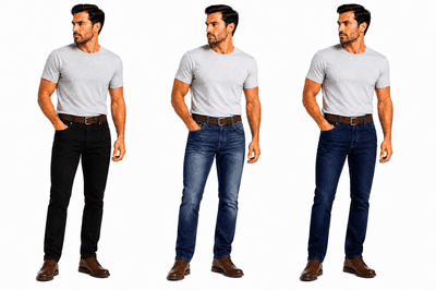 Men’s 25” Extra-Short Leg Stretch Jeans