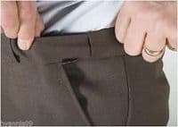 Men’s Cavalry Twill Expandable Waist Trousers – Smart Casual Comfort Fit