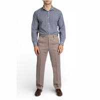 Men’s Cavalry Twill Expandable Waist Trousers – Smart Casual Comfort Fit