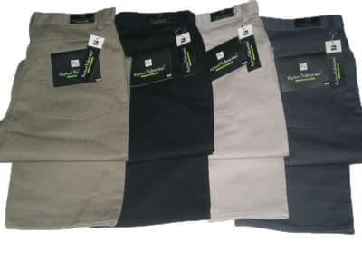 Men’s Fine Rib Bedford Cord Trousers – 25” Short Leg