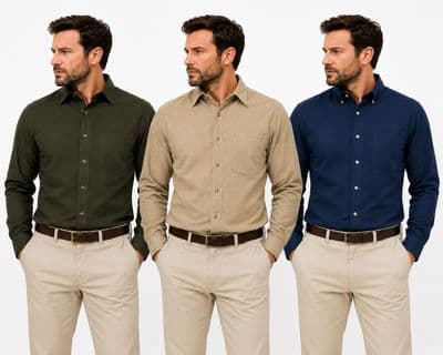 Men's Moleskin Country Shirt – Heavyweight Outdoor Hunting, Fishing & Shooting Shirt