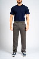 Carabou Open Hem Fleece Jogging Bottoms Mens Casual Joggers 27