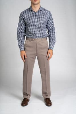 Mens Classic Cavalry twill Smart Casual formal Trousers Pants W32- 48 L 27