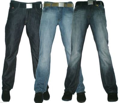 MENS CLASSIC DESIGNER VINTAGE DARK,RINSE,LIGHTWASH JEANS W28-48 L 29