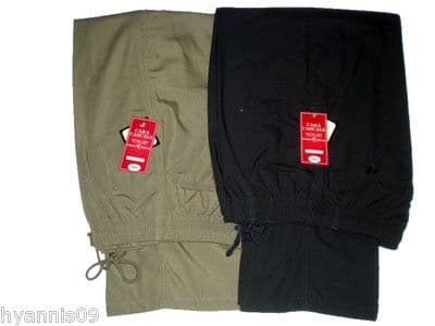 Pantaloni Uomo Elasticizzati Lavoro Pantaloni Uomo Elasticizzati Rugby Smart Casual - Vita Con Coulisse E Bottoni, Taglie 30-50, UK Pantaloni Cargo Uomo Slim - Foto 13