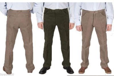 Mens Moleskin Hunting/Walking/ Fishing Country Trousers W30 upto W48