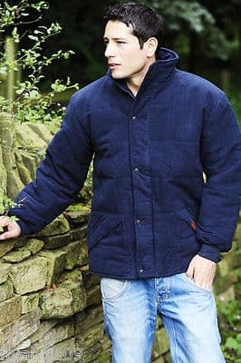 Mens Moleskin Quilted Hunting/Walking/ Fishing/ Shooting Country Quilted Jacket
