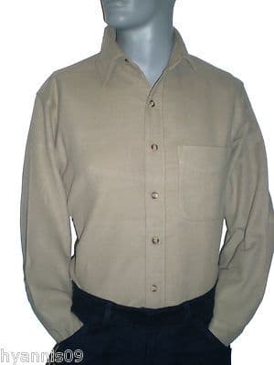 Mens Moleskin Shirt Hunting/Walking/ Fishing/ Shooting Countrywear Olive& Lovat