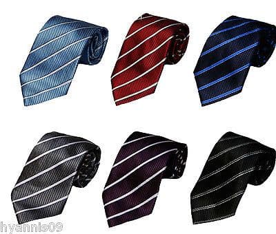 SILKY TIES FORMAL CASUAL WEAR 6 COLOUR