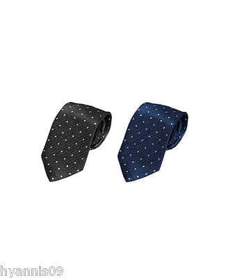 SILKY TIES FORMAL CASUAL WEAR  Black & Navy