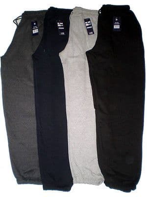 SPORT RUNNING GYM TRACK WALKING FLEECE JOGGING BOTTOMS 'JOGGERS'  S,M,L,XL,XXL