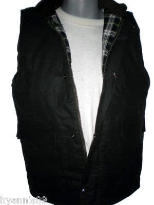 WAX GILET PADDED BODYWARMER FISHING HUNTING WALKING GARDENING  S, M, L, XL  2xl