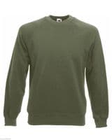 Work sport school heavy Raglan Sweatshirt Sweater Jumper