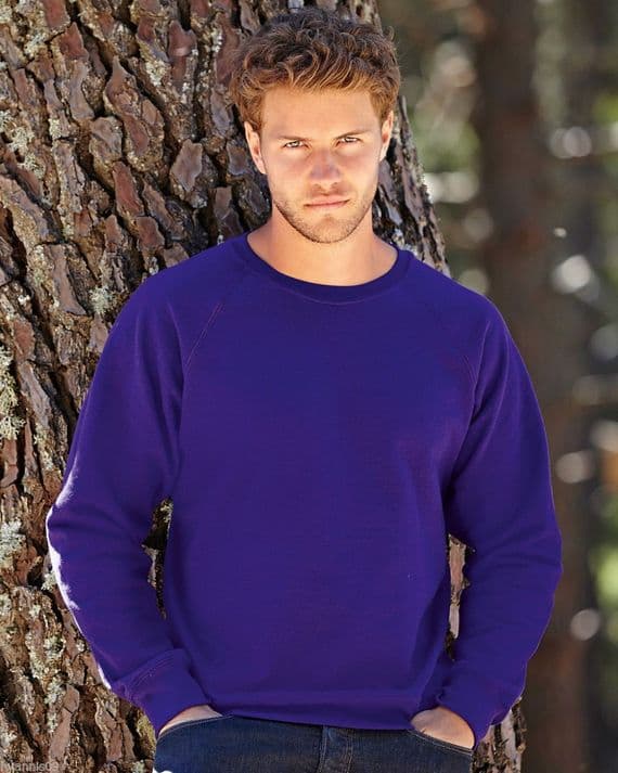 Work sport school heavy Raglan Sweatshirt Sweater Jumper