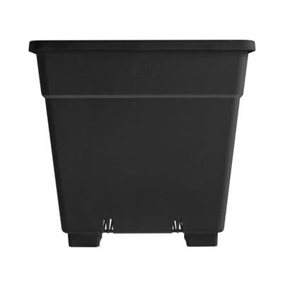 25 Litre Premium Square Plant Pot with Feet