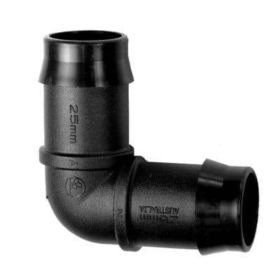 25mm Barbed Plastic Elbow
