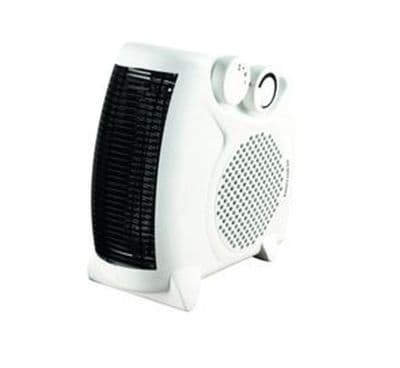 2kw Electric Fan Heater - Upright or Flat