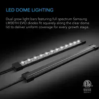 Ac Infinity Propagation Kit - Humidity Dome + Led Bars 5x8 Cell
