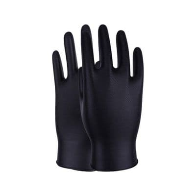 Black Nitrile  Disposable gloves x 100