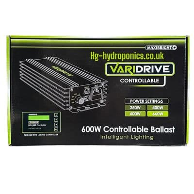 Maxibright Varidrive 250w-660w Controllable Ballast