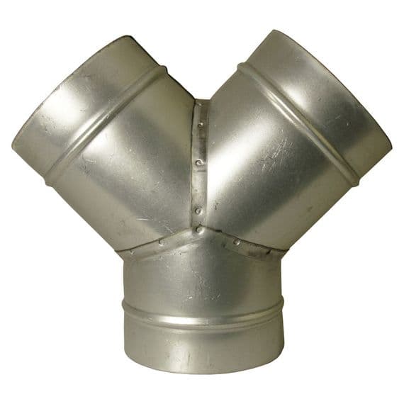 Metal Y Piece Ducting Connector