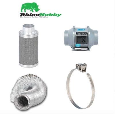 Ram Mixed Flow Fan & Rhino Hobby Filter Kit