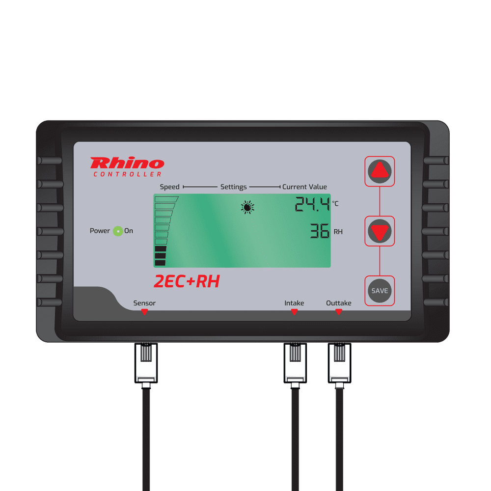 Rhino 2EC RH Fan & Temperature Controller