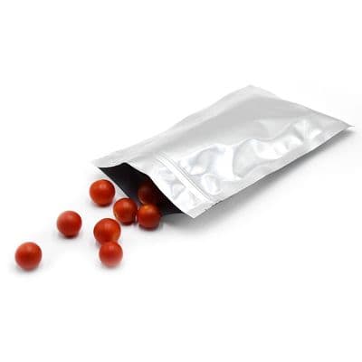 ZIP LOCK Metallised  + Heat seal Bags 150 x 250mm