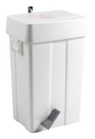 25 Litre sanitary bin with hatch lid and pedal