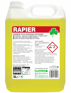 Clover Rapier Premium Auto Dishwash Detergent 1 x 5 litre