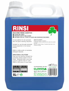Clover RINSI Machine Rinse Additive 5 Litre