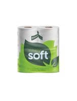 Essentials | Simply Soft 200 | White 2 Ply 200 Sheet Toilet Rolls Case/48