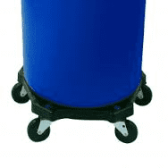 Huskee Round 5 Wheel Dolly 75 Litre Capacity