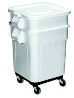 Huskee Square 4 Wheel Dolly 121 Litre Capacity