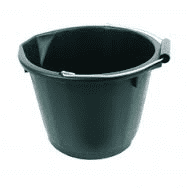 Lucy Everyday Builders Bucket Black 15 Litre Capacity