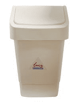 Lucy Swing Bin 9 Litre Capacity White