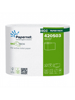 Papernet Bio Tech | Superior 2 Ply 210 Sheet Conventional Toilet Roll 4 X 10