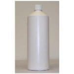 Plastic 1 litre Empty White Bottle with Screw Cap