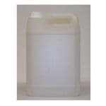 Plastic 5 litre Empty Translucent Opaque Chemical Resistant Bottle with Screw Cap