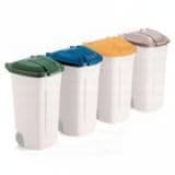 Rubbermaid Colour Coded Mobile Container Bins 100 litre