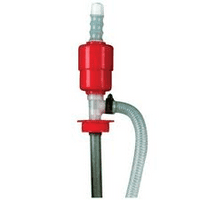 Syphon Drum Pump for 210 Litre Drums 2" BSP Thread Closure Chemical Resistant Polyethylene PVC