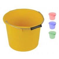 Ultra Heavy Duty Coloured Builders Bucket 15 Litre