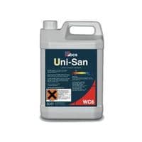 Uni-San Fragrant Lemon Washroom Bathroom Cleaner Sanitiser 1 X 5 Litres
