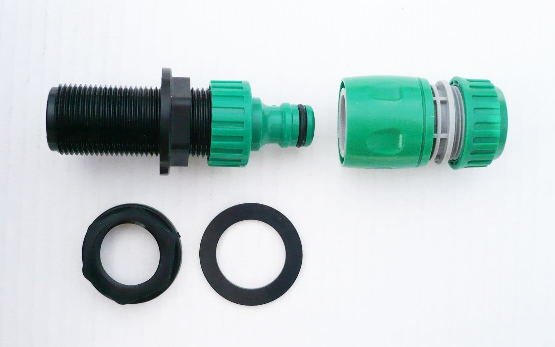 3/4"BSP Tank Adapter to SnapOn garden hose connector C/w female hose