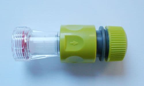 3/4" BSP Female tap connector & fine mesh filter to snap on fittings (1/2")