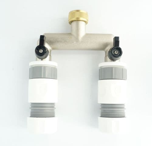 Brass Tap Connector to Various Twin or Triple Connections.